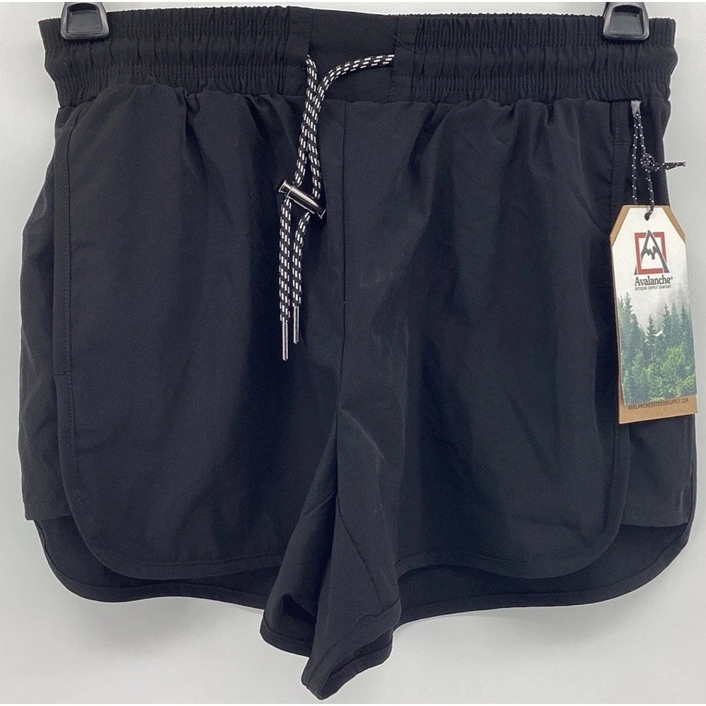 NWT Avalanche Women's Size Medium Black Athletic Shorts